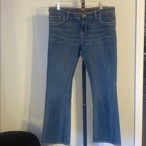 Girls plus Levi boot cut jeans